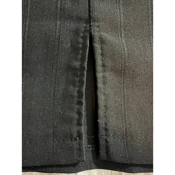 NWT LIME Black Pencil Skirt Women’s Size M Button High Waist Career Office - Picture 4 of 13